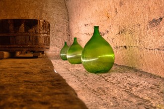 Wine cellar at Casa Grotta Museum