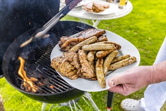 Barbecue in the garden