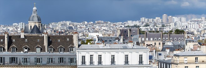 View of the rooftops of Paris