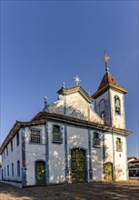 Old baroque church in the historic city of Diamantina in Minas Gerais which during the empire was an important diamond production center in Brazil