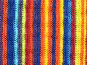 Multicolored vertical stripe fabric background