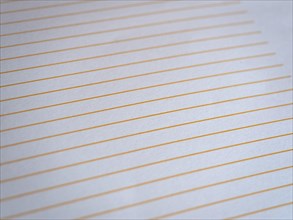 Blank white lined paper texture background