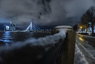 View of the Vansu Bridge in Riga