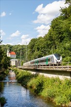 Alstom Coradia Continental regional train of Mitteldeutsche Regiobahn MRB in Tharandt