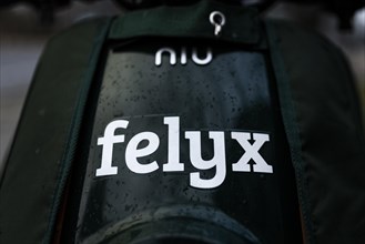 Logo of the supplier of electric scooters felyx