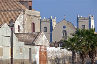 Portugese colonial buildings and the Igreja de Santa Isabel