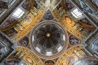 Dome and frescoes of the Cappella Sistina