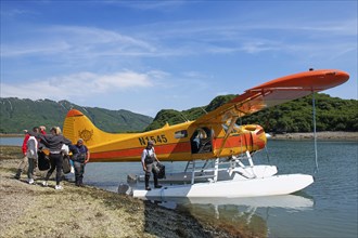 Island Air Service brings tourists by seaplane to Katmai