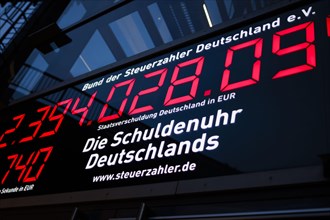 Germany's Debt Clock by the Taxpayers' Association of Germany Berlin