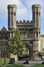 Medieval gateway to the ruins of St. Augustine's Abbey in Canterbury