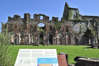 Ruins of the Aulne Abbey