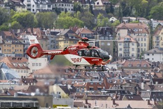DRF Luftrettung helicopter taking off