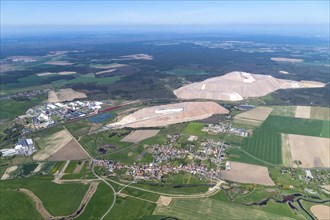 Aerial view of the Zielitz potash plant