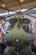 German Armed Forces helicopter cabin from the front