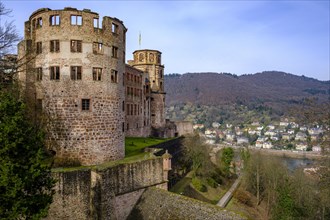 East side of the Heidelberg Castle ruins