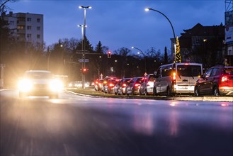 Rush hour traffic in Berlin