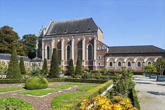 Church and French garden of the Landcommanderij Alden Biesen