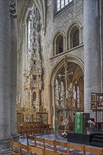 18-meter-high tabernacle in the Saint Leonard's Church