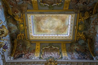 Ceiling fresco in the Palace Chapel