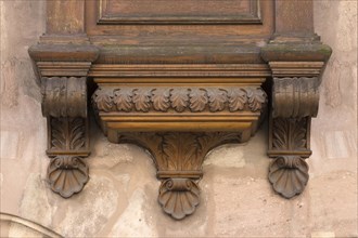 Detail of the historic oriel