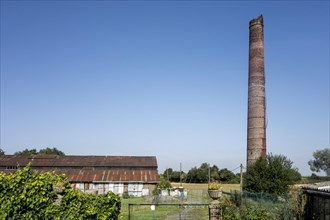 Chimney of the Sainte Colette brickworks near the crash site of the Red Baron