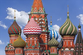 Colourful domes of the Cathedral of Vasily the Blessed