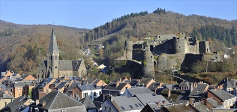 Ruined medieval castle in La Roche-en-Ardenne