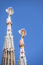 Colourful ornate spires