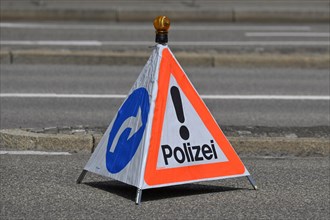 Warning Triangle Police