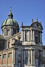 The St Aubin's Cathedral in Baroque style at Namur