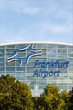 Frankfurt Airport Logo Fraport at Terminal 2 at Frankfurt Airport