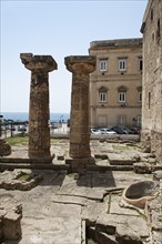 Columns of the 6th century Temple of Neptune Taranto