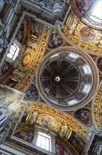 Dome and frescoes of the Cappella Sistina