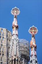 Colourful ornate spires