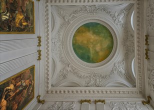 Ceiling fresco in the staircase of the Old Palace