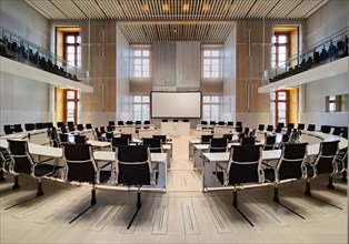 New Plenary Hall of the State Parliament of Mecklenburg-Western Pomerania in Schwerin Castle