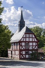 Historic half-timbered church