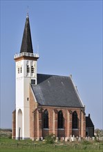 The Protestant church of the village Den Hoorn