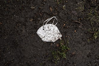 A discarded mask