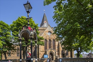 Anderson Memorial Drinking Fountain in front of the Dornoch Cathedral