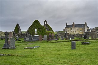 Ruined church and the Balnakeil House