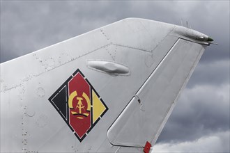 GDR coat of arms on Soviet fighter aircraft MIG 21