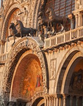 Bronze horses on the balcony of St Mark's Basilica