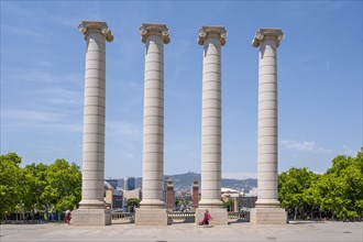Columns at Montjuic