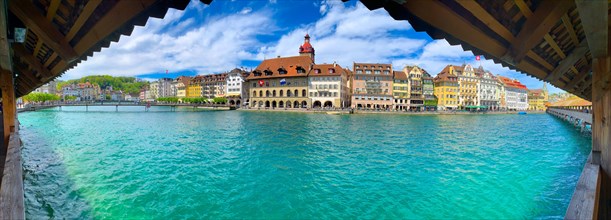 Panoramic View over Reuss River