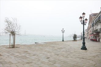 View from the Isola della Guidecca across the Canale della Guidecca to San Marco and San Giorgio Maggiore