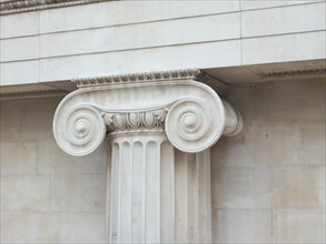 Ionic column capital