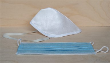 Disposable and reusable face mask used to protect from respiratory illnesses including COVID-19