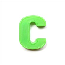 Magnetic lowercase letter C