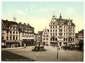 The Kohlmarkt in Braunschweig